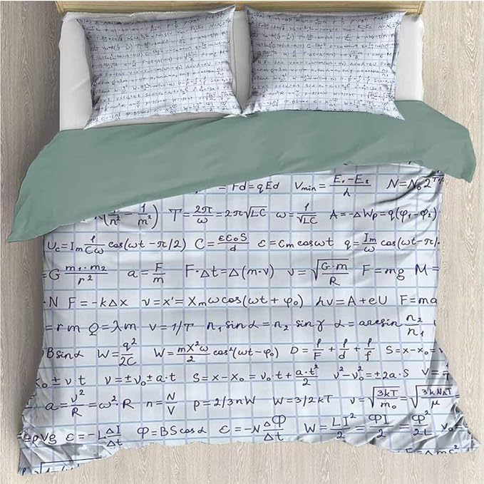 Blue Decor Bed Sheets Set Twin, Bedding Set All Season