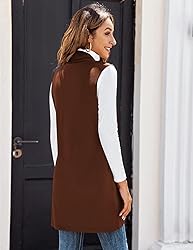 Beyove Long Cardigan Vest for Women Casual Loose