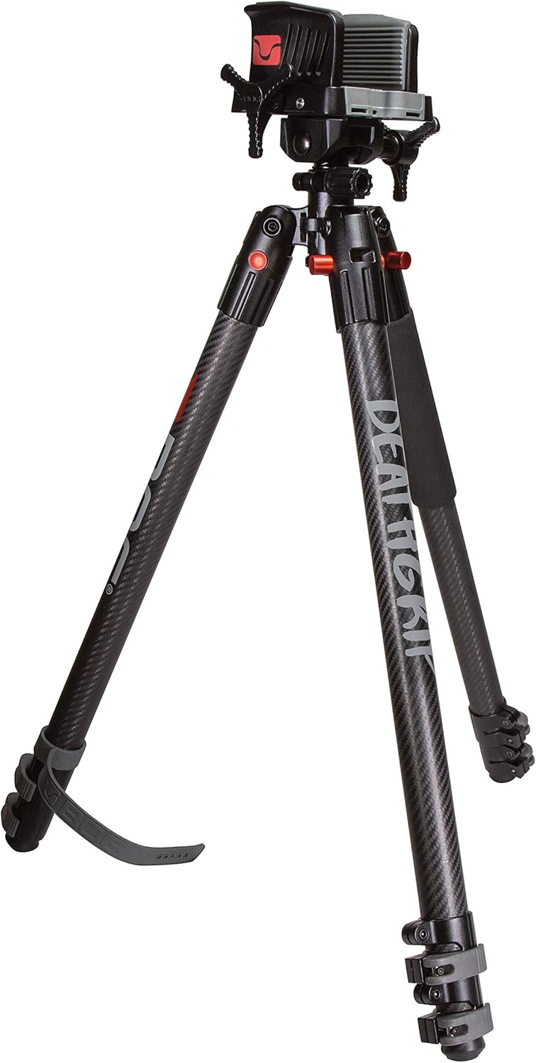 Bog DeathGrip Carbon Fiber Tripod with Durable, Lightweight, Stable Design, Bubble Level and Hands-Free Operation for Hunting, Shooting and Outdoors : Sports & Outdoors