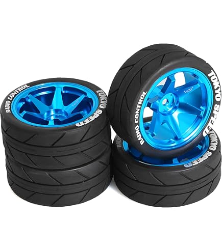 Amazon.com: ShareGoo Metal Wheel Rims with Rubber Tire RC 12mm Hex