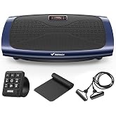 Merach CV60 4D Vibration Plate Exercise Machine with 120 Speeds & 3 Presets | 7 Vibrating Modes, Vibration Platform for Lymph