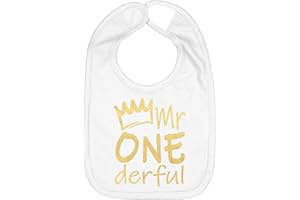 Aiden's Corner Handmade Cute Baby Boy Mr Onederful First Birthday Smash Cake Bib - 1st Birthday Bibs
