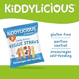 Kiddylicious Cheesy Veggie Straws Box 10 Packs Baby Snacks 9+ Months view 2