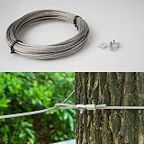 YEYIT 17Pcs Cable Rope Kit 10M 304 Stainless Steel PVC Coated Wire Rope view 6
