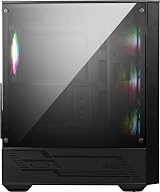 MSI MAG FORGE 112R Mid-Tower PC Case Tempered Glass ARGB Front Mesh USB 3.2 Gen1 view 3