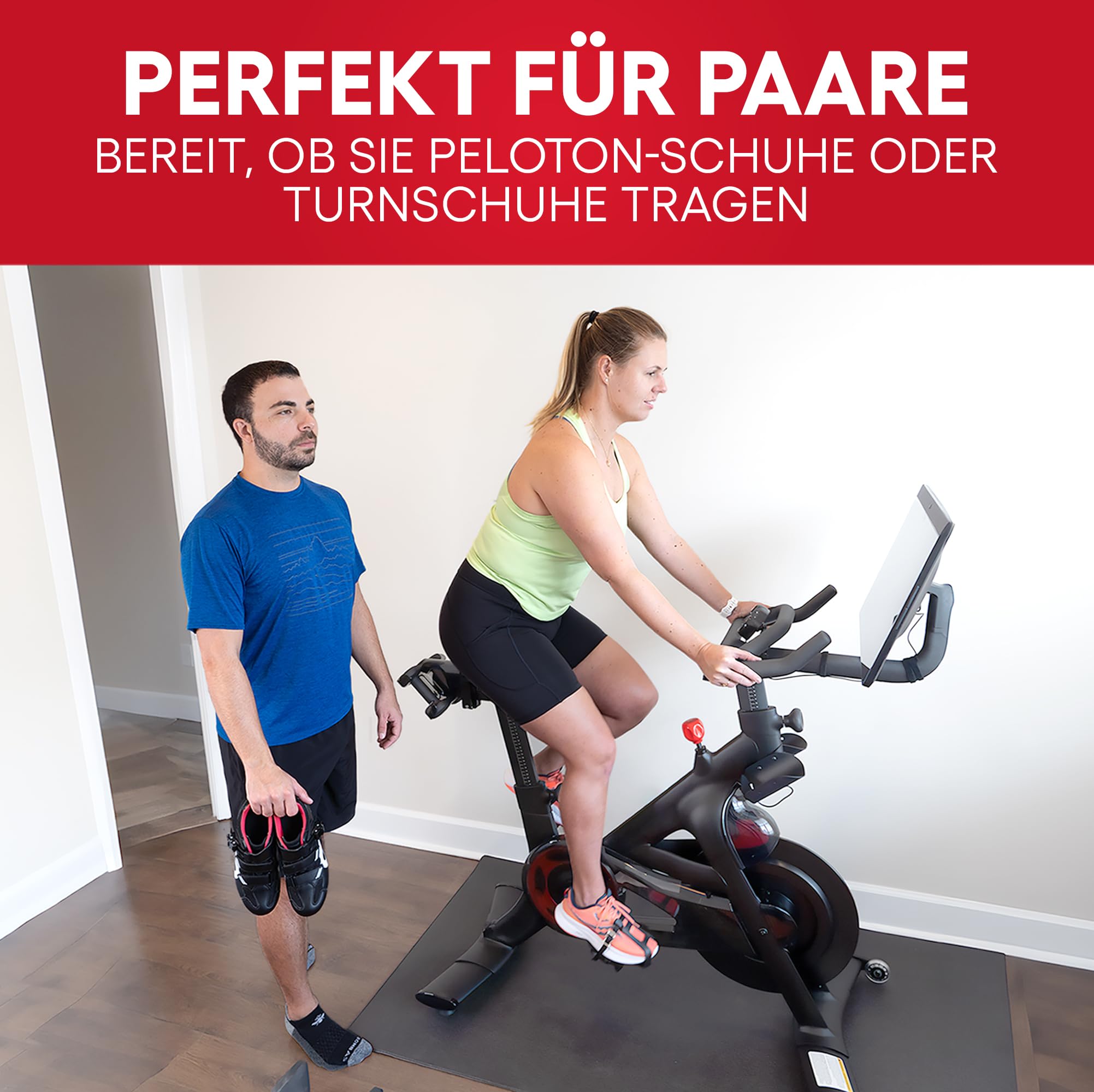 Doppelfunktions-Zehenkäfige – Konvertieren Sie Peloton-Pedale in Zweiseitige Zehenkäfige oder Delta-Stollen – Pedalkonverter – Kompatibel Mit Peloton Bike & Bike+ 7