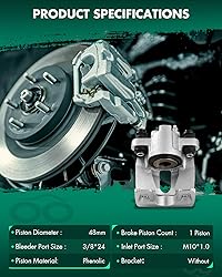 SCITOO 184851 Rear Right Disc Brake Caliper