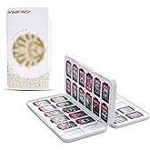 RHOTALL Game Card Case for Nintendo Switch /OLED/lite/2 , Storage Card Box with 48 Game Cards Cartridge and 24 SD Cards Slots, Switch Games Holder with Magnetic Design - for Tears of the Kingdom