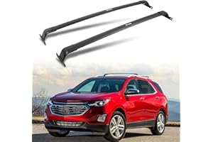 AUXPACBO 220 LBS Roof Rack Cross Bars Fit for Chevrolet Equinox & GMC Terrain 2018 2019 2020 2021 2022 2023 2024 Black Crossbars Luggage Carrier Bars
