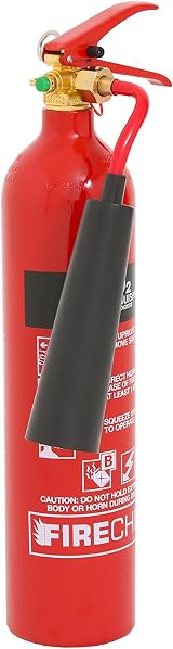Firechief FXC2 CO2 Fire Extinguisher 2kg Aluminium Red XTR Fire Safety view 2