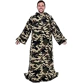 Snuggie The Original Wearable Blanket With Sleeves & Pockets | Cozy Throw, Machine Wash, As Seen on TV | One Size, 71 x 54in