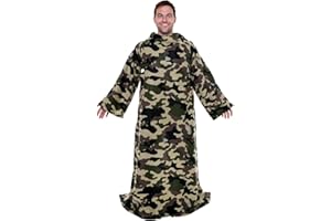 Snuggie The Original Wearable Blanket with Sleeves & Pockets for Adults| Functional Warm Cozy Super Soft| As Seen on TV