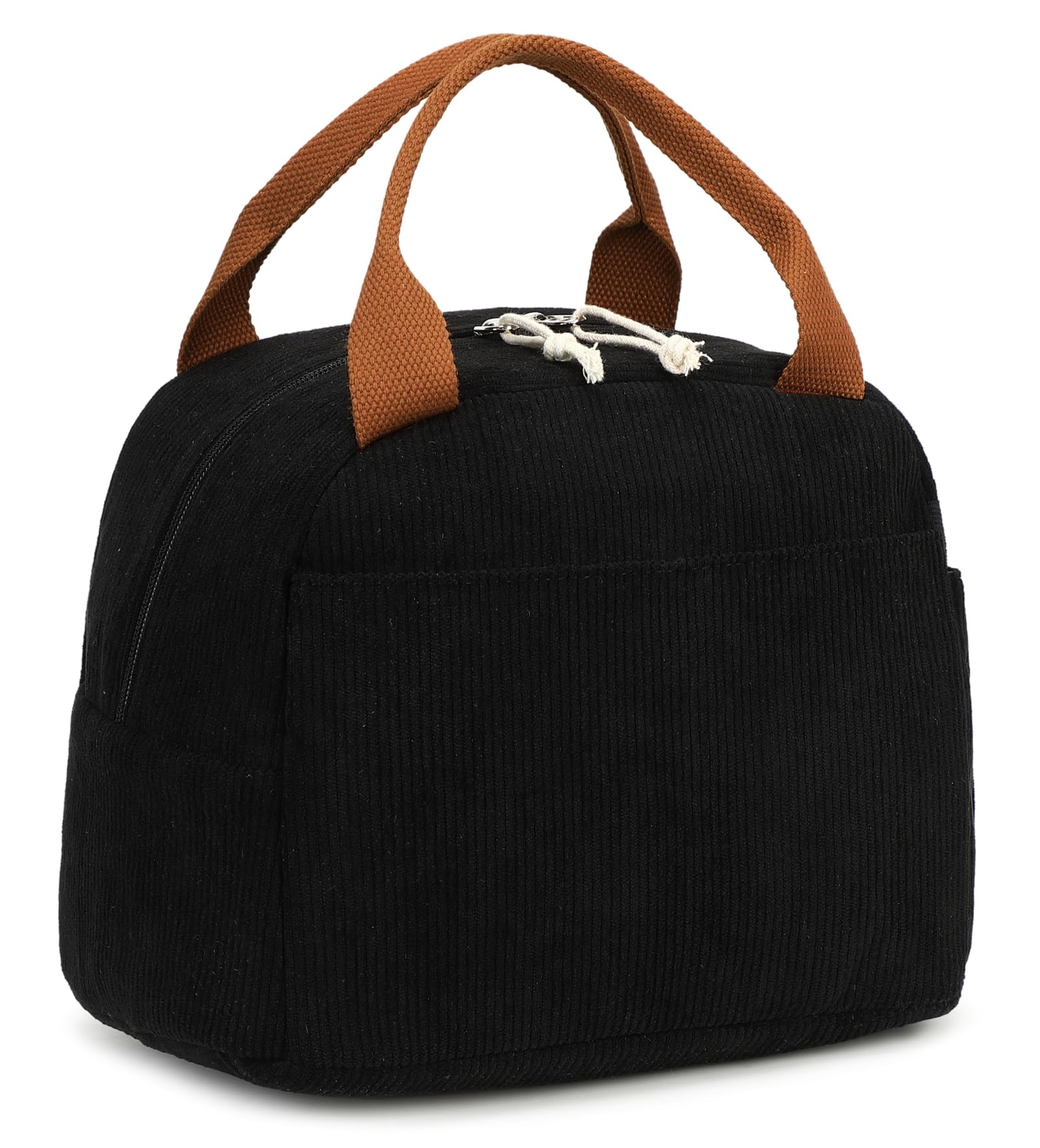 Photo 1 of LEDAOU Lunch Box for Women Insulated Lunch Bag Corduroy Lunch Tote Bags Leakproof Cooler Lunch Case for Travel Work Picnic