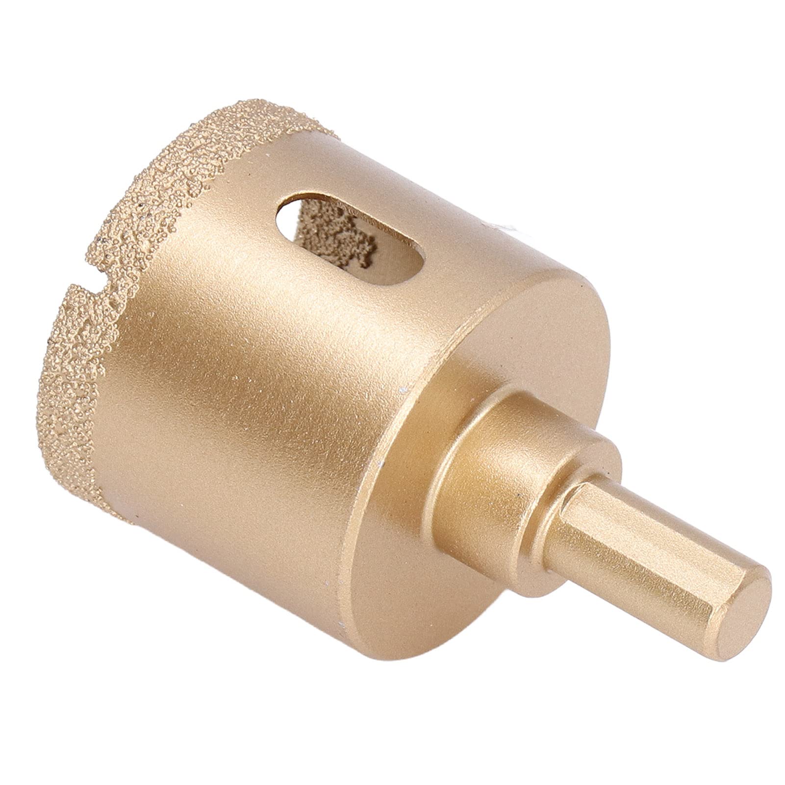 Diamond Drill Bit, 22-40mm Brazed Hole Saw, Hollow Cutter for Glass, Tile Marble, Porcelain, Rock, Porcelain(40mm)