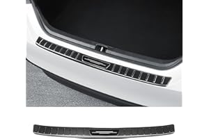 Bercicci Exterior Rear Bumper Protector for Toyota Camry 2018-2024 2025 2026 (Include Hybrid) Accessories Stainless Steel Rear Bumper Guard Trunk Sill Protector (Carbon Fiber)