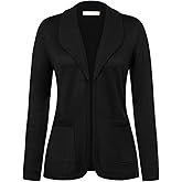 Belle Poque Women Sweater Blazer Vintage Cardigan Sweater V Neck Shawl Lapel Collar Cardigan with Pockets