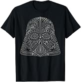 Star Wars Darth Vader Sugar Skull Helmet Graphic T-Shirt T-Shirt