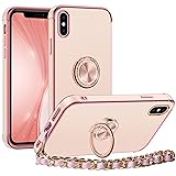 Miss Arts for iPhone X/XS Case, Ring Holder Stand