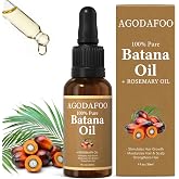 Raw Batana Oil for Hair Growth - 100% Pure &amp; Natural Hairs Batana Oil, Promotes Thicker Stronger Hair, Nourishes Scalp, Repairs Split Ends &amp; Reduces Hair Loss, Suitable for All Hair Types 30ml