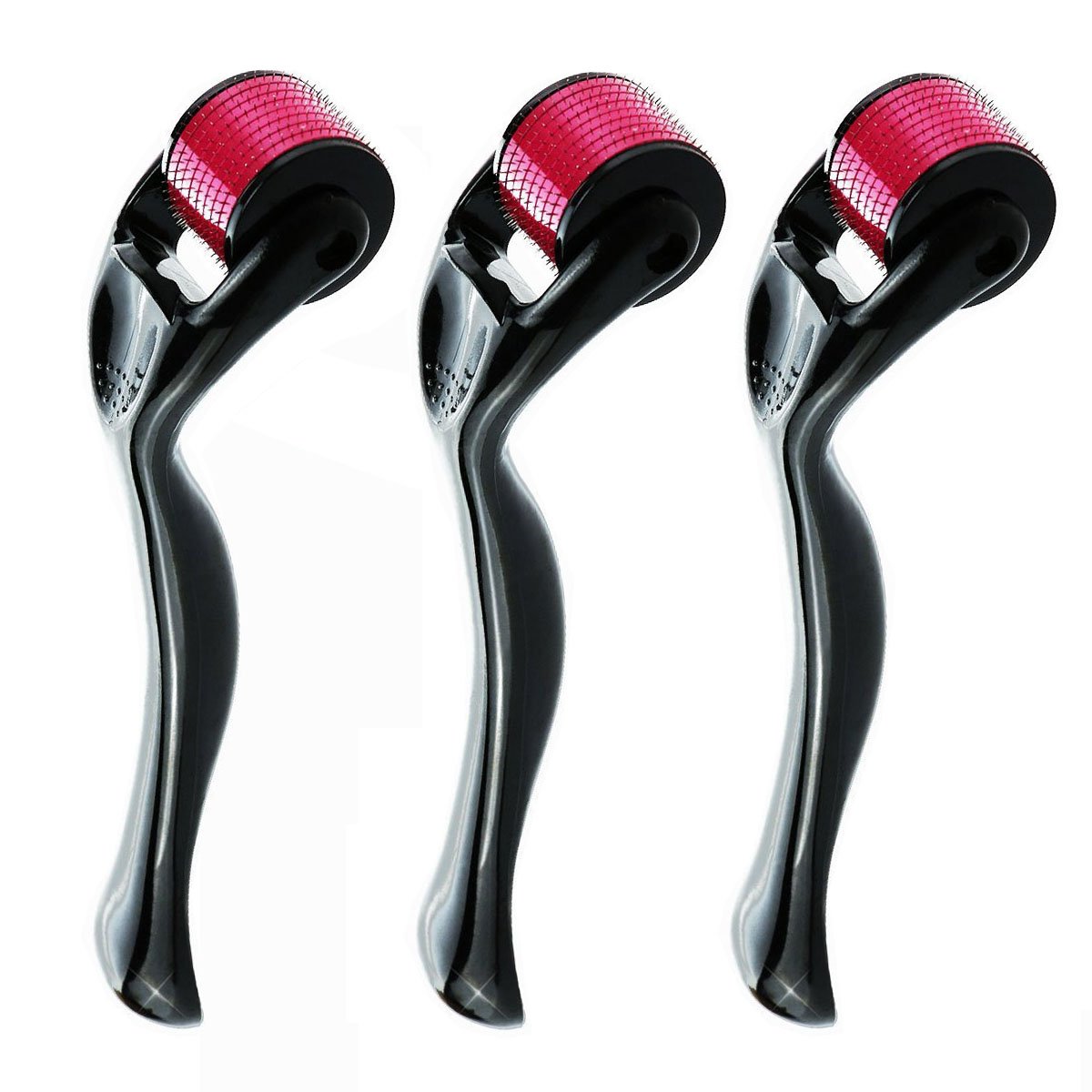 Derma Roller, Xyemao New 540 Titanium Micro Needles -Home Use Skin Care Facial Needle Roller and Beauty Massage Tools ((0.25+0.5+1.0)mm)