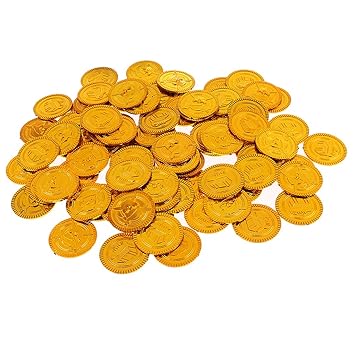 100x plastic gold coin pirate pirate treasure chest coin loot party favor 2018 sfhs org st francis health services