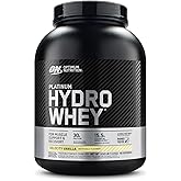 Optimum Nutrition Platinum Hydrowhey Protein Powder, 100% Hydrolyzed Whey Isolate Powder, Flavor: Velocity Vanilla, 3.5 Pounds (Packaging May Vary)