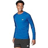 Speedo Men's UV Swim Shirt Easy Long Sleeve Regular Fit