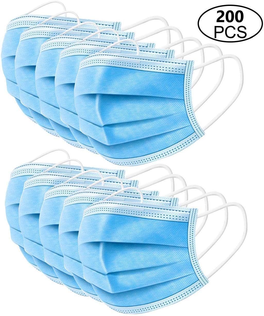 Exiao 50PCS Disposable Mouth Cover,3-Ply Face Mouth Cover (50PCS)…