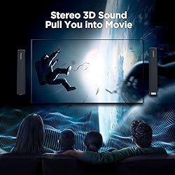 Assistrust Sound Bar for Smart TV,90W Soundbar with