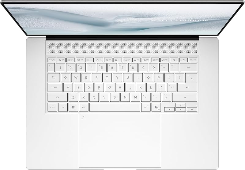 Zenbook S16 OLED UM5606GA-SR340W Copilot+ PC - Portátil 16" 3K 120Hz (AMD Ryzen AI 9 465, 32GB RAM, 1TB SSD, Radeon 880M, Windows 11 Home) Teclado QWERTY Branco Escandinavo - Espanhol