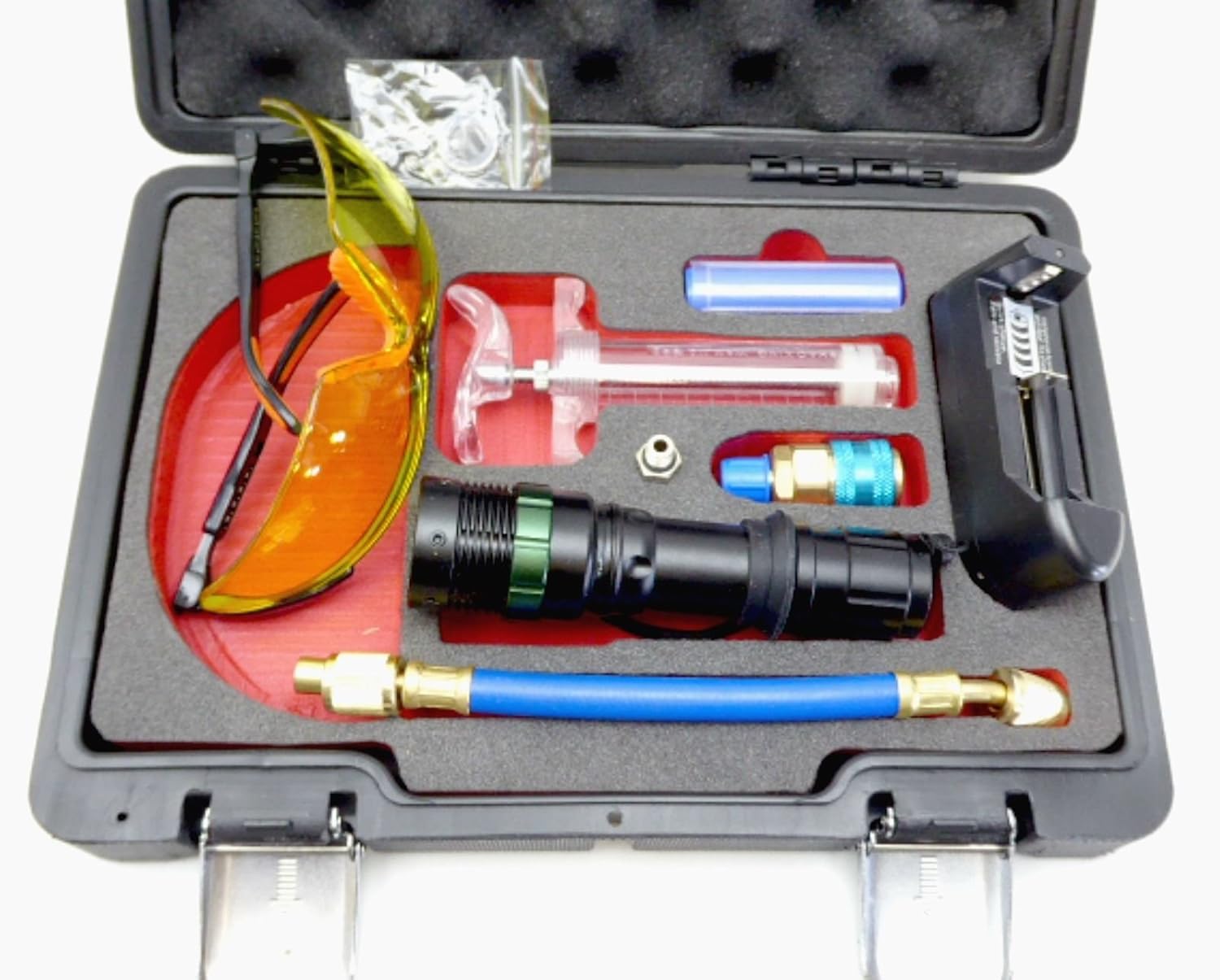 3 W Uv Lecksucher Led Lampe Set Finden Sie Schwachen Klimaanlage Motoren Getriebe Amazon De Auto