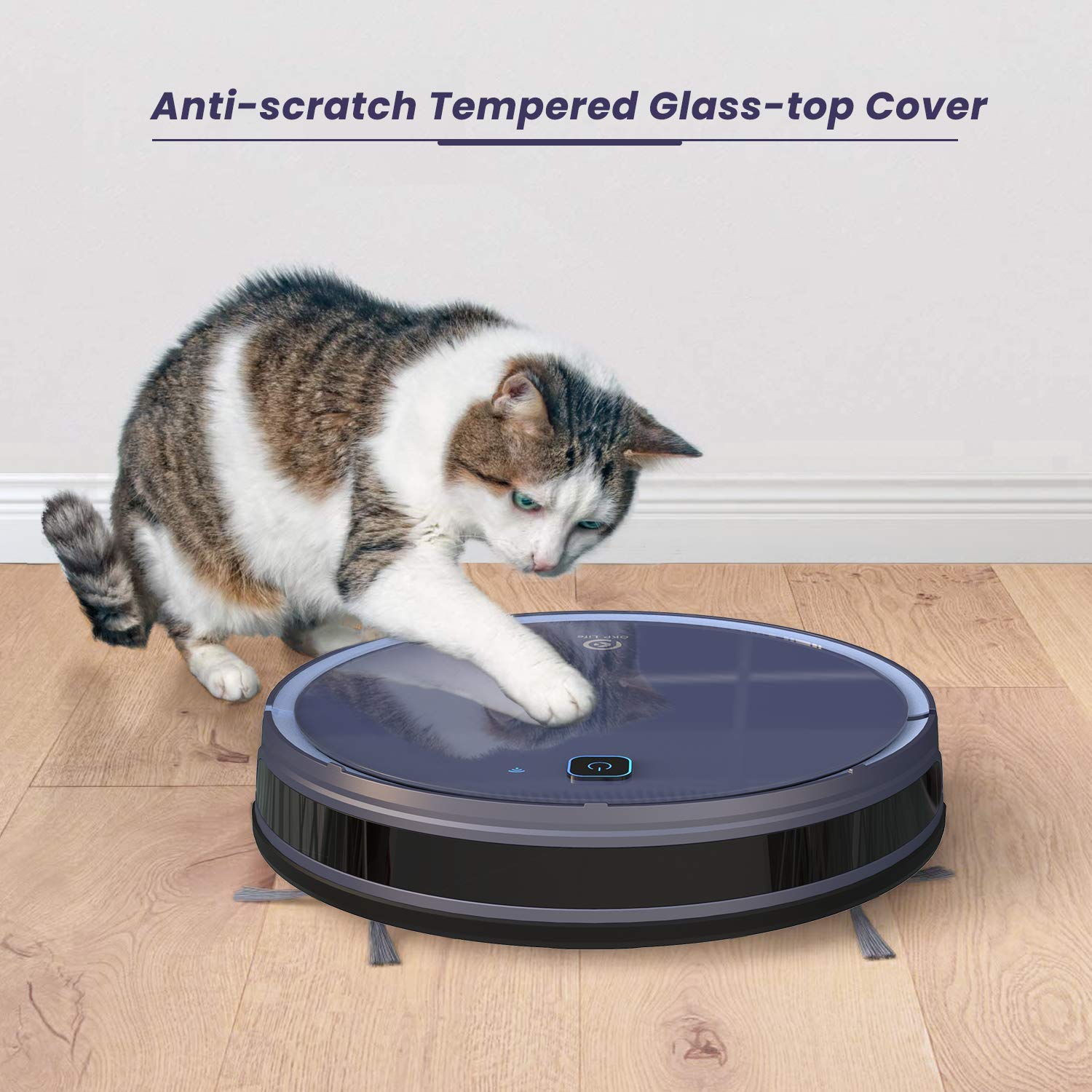 OKP K7 Robot Vacuum Cleaner WiFi Connected Robot Vacuum Large Dustbin