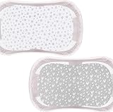 SPRINGSPIRIT 2 Pack Crib Sheets Fitted 100% Hypoallergenic Jersey Cotton Grey view 4