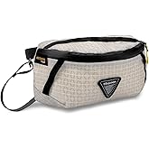 HIKEMAN Crossbody Fanny Pack for Men Hiking Waist Packs Multifunctional Outddoor Chest Bag Attached to Any Backpack Carry Fanny Pack for Walking Traveling Casual Cycling Running Hiking (Silvery)
