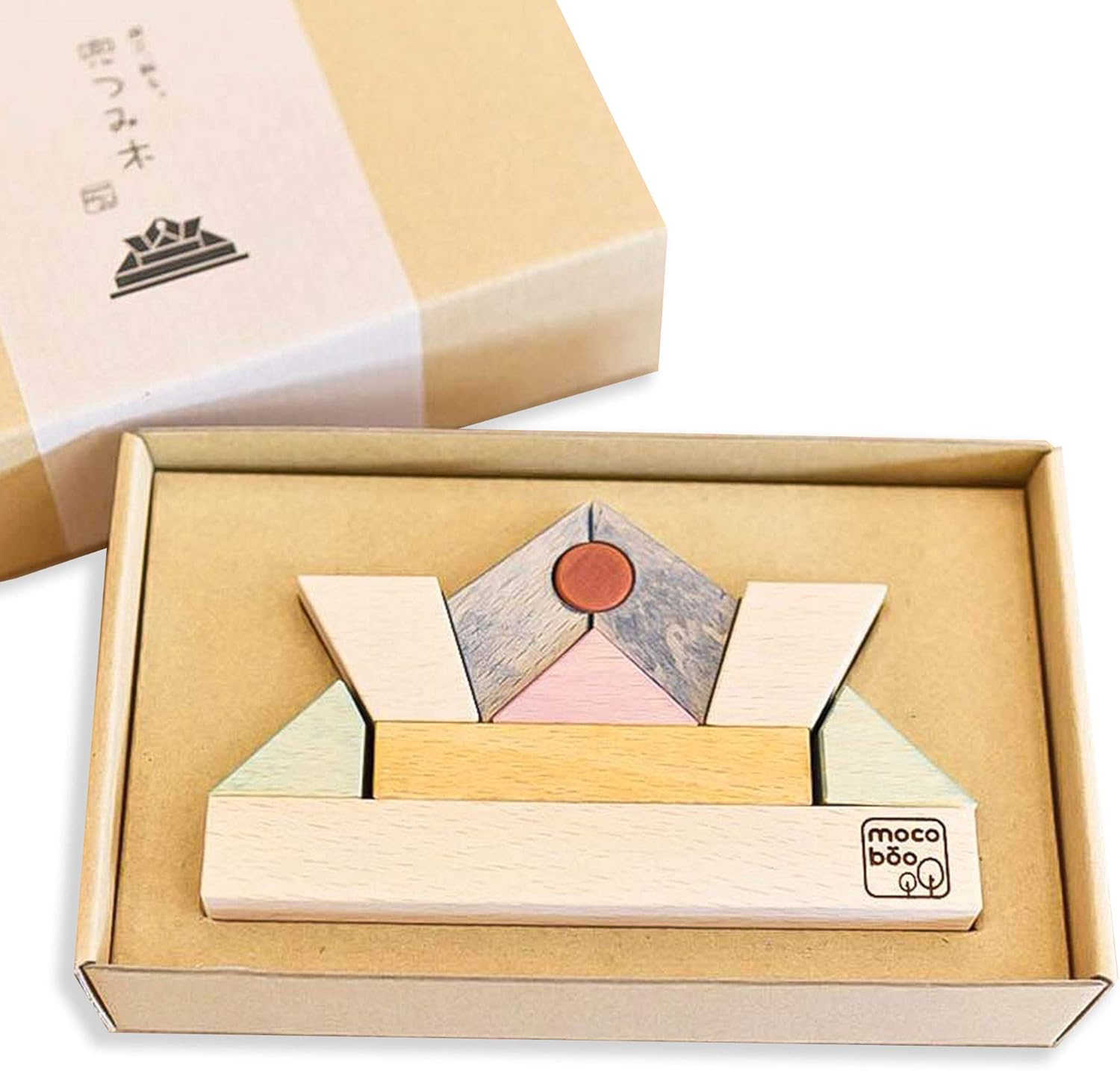 Amazon 兜飾り コンパクト 五月人形 兜 端午の節句 木製 兜つみ木 積み木 Mocoboo カラフル 兜飾り おもちゃ