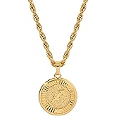 CHRISTIN MARIE STUDIO 18k Gold Plated Zodiac Necklace & Pendant - Gold Necklace for Women & Men, Tarnish & Water Resistant, Birthday Gifts for Women & Men