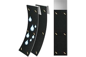 Joewuzun Gutter Noise Dampener- 2 Pack Rain Gutter Downspout Silencer Portable Silencer Insert Adjustable Drip Silencer- 3in