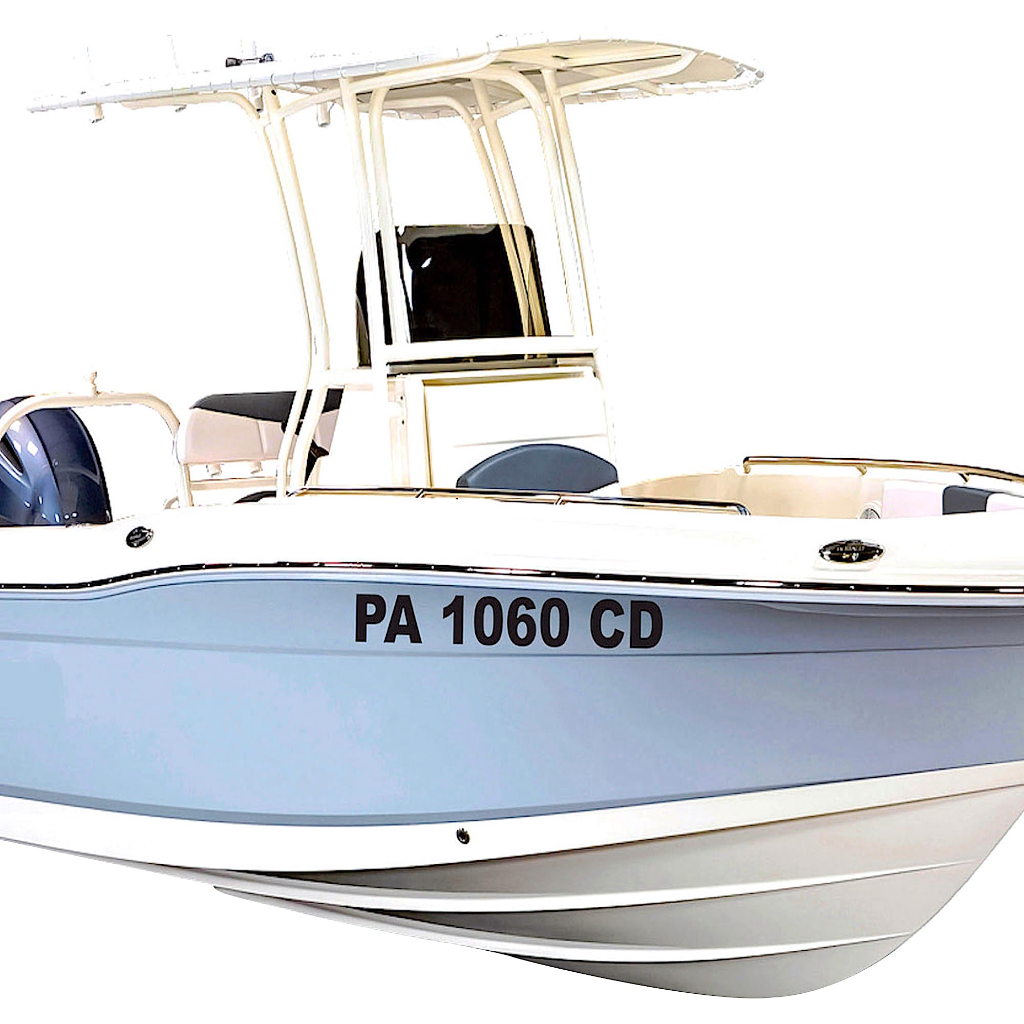 Custom Boat Registration Numbers & Letters