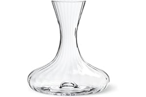 Abbott Collection Small Flared Wine Decanter - Glass, Optic, 6.5" H (26oz)