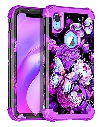 Miqala Compatible with iPhone XR Case,Glow in The