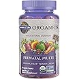 Garden of Life Organics Prenatal Gummies Multivitamin with Vitamin D3, B6, B12, C & Folate for Healthy Fetal Development – Organic, Non-GMO, Gluten-Free, Vegan, Berry Flavor, 30 Day Supply