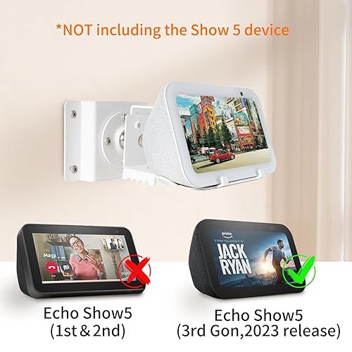 Wall Mount Stand Echo Show Wall Mount For Echo Show (1st 2nd 3rd Gen) - Main Image