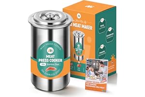 Newhai Ham Maker Meat Press Tool for Making Ham Meat Deli Homemade Lunch with Thermometer Stainless Steel