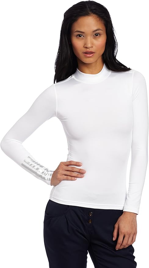 white adidas compression shirt