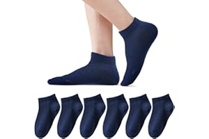 EPEIUS Kids Ankle Socks Girls Seamless Low Cut No Show Socks Cotton Thin Athletic Socks for Boys 6 Pack