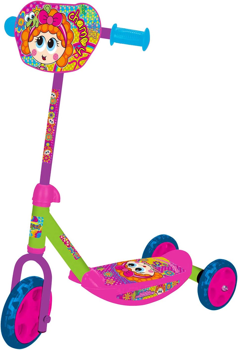Smoby Skateboard 3 Wheels DISTROLLER, Multi-Coloured (750178)