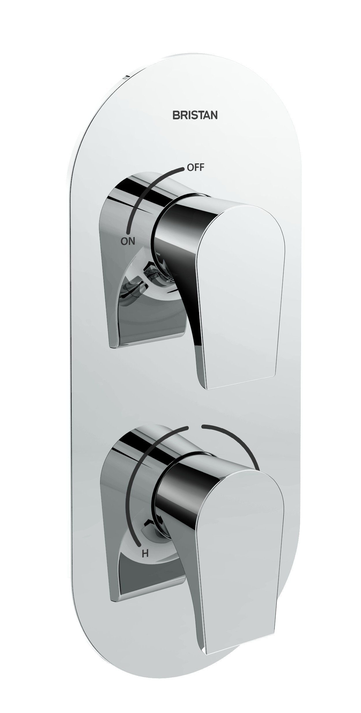 Bristan HOU SHCVO C Hourglass Recessed Dual Control Shower Valve, Chrome