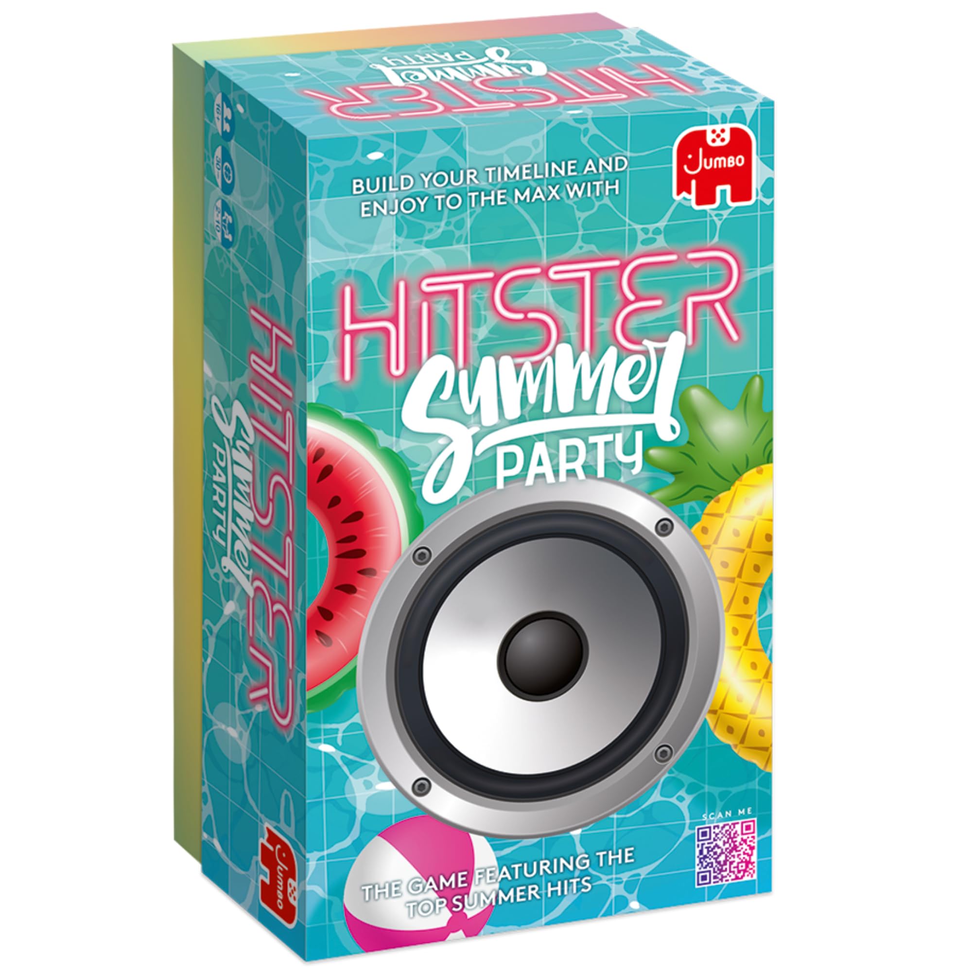 Hitster Summer Party - The Music Party Board, Card & Quiz Game for Dates and Friends & Family Games Nights - With 300+ New Summer Songs - Guess the Song, Year & Artist - 2-10 Players - Jumbo (UK)