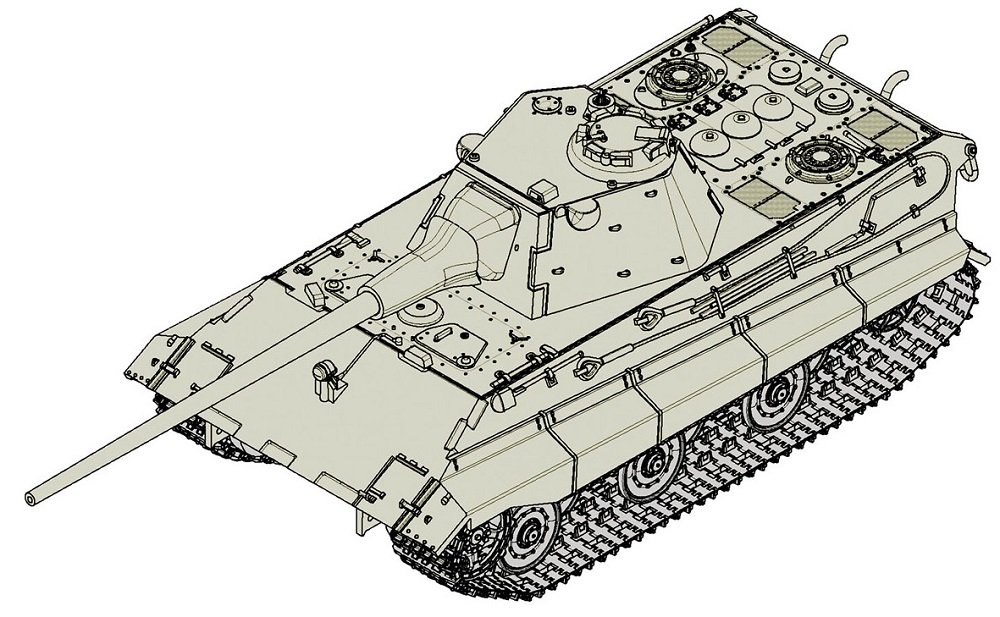 Trumpeter 1:72 - German E50 Standard Panzer