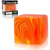 Fidget Toys Squishy Stress Cube, Stress Balls for Kids Adults Squishies Stress Relief, Ice Squishy Cube, Sensory Toys for Kids with Autism, Gifts for Halloween and Christmas